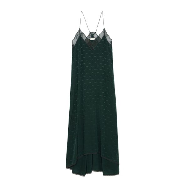 Robe Risty Wings Soie Jacquard Peaks - Taille XS - Femme - Zadig & Voltaire