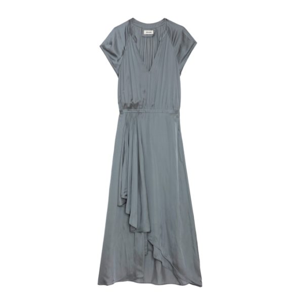 Robe Randall Satin Iron - Taille XS - Femme - Zadig & Voltaire