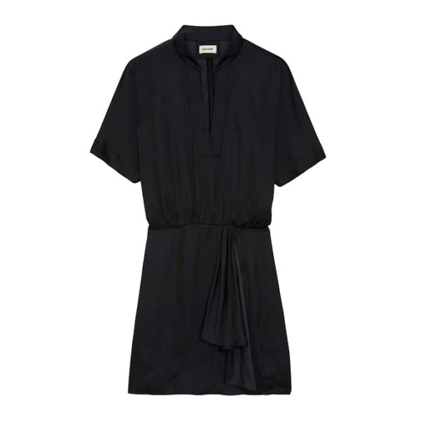 Robe Raito Satin Noir – Taille S – Femme – Zadig & Voltaire