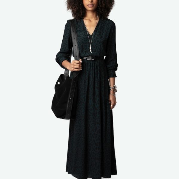 Robe Rabella Léopard Peaks – Taille S – Femme – Zadig & Voltaire