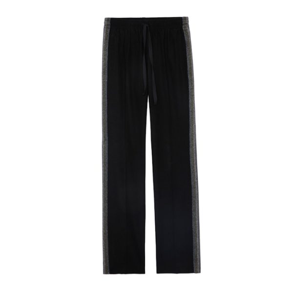 Pantalon Pomy Noir – Taille 34 – Femme – Zadig & Voltaire