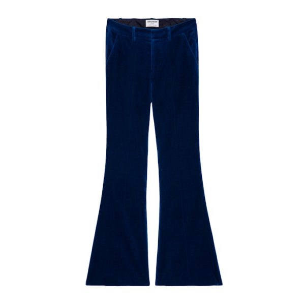 Pantalon Prevy Velours Overseas - Taille 34 - Femme - Zadig & Voltaire
