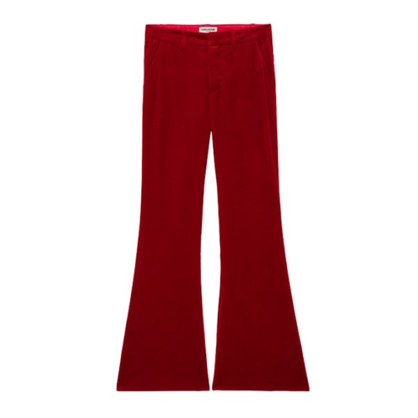 Pantalon Prevy Velours Velvet – Taille 36 – Femme – Zadig & Voltaire