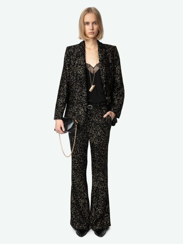 Pantalon Prevy Noir - Taille 34 - Femme - Zadig & Voltaire