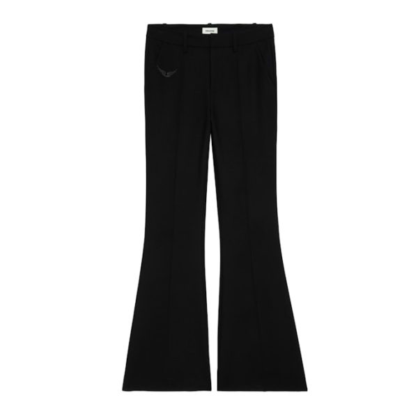 Pantalon Prevy Wings Strass Noir – Taille 34 – Femme – Zadig & Voltaire