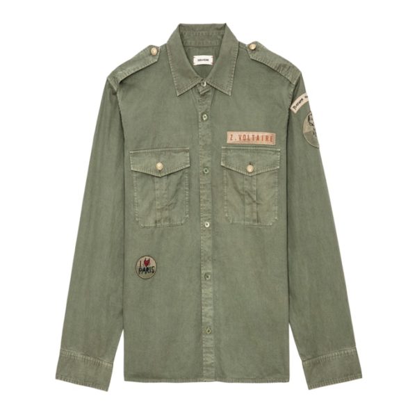 Chemise Taskal Grass - Taille S - Femme - Zadig & Voltaire