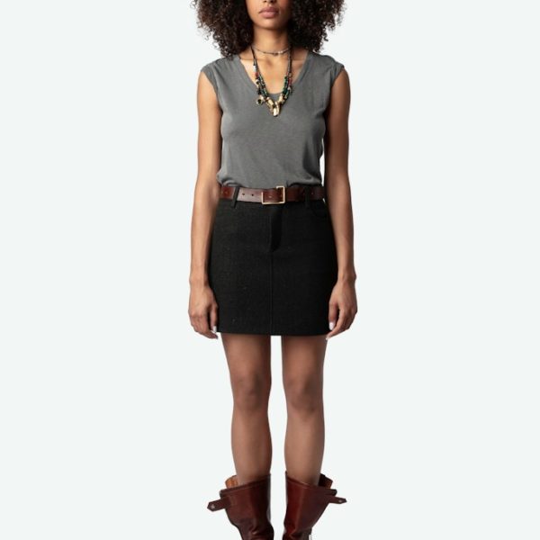 Jupe Joany Peaks - Taille 34 - Femme - Zadig & Voltaire