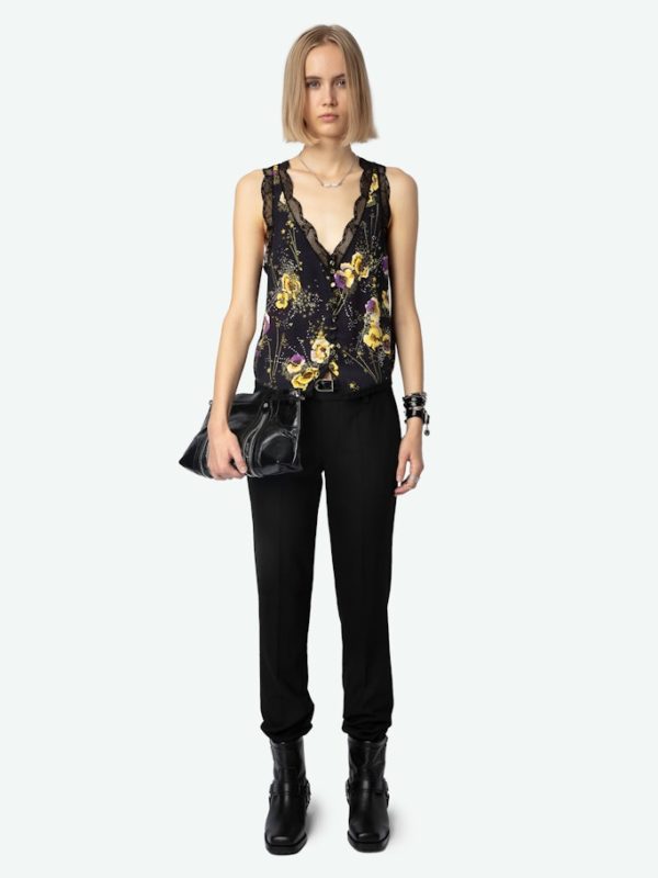 Top Em Noir - Taille S - Femme - Zadig & Voltaire