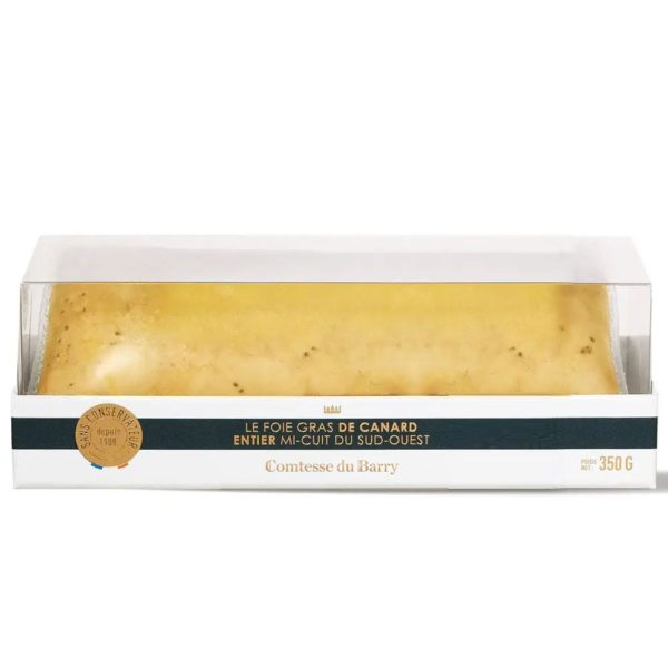 Foie gras de canard entier mi-cuit du Sud-Ouest 350g-Comtesse du Barry