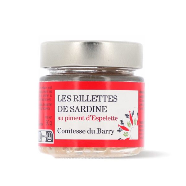 Rillettes de sardine au piment d’Espelette-Comtesse du Barry