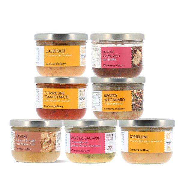 La semaine gourmande - Lot de 7 plats individuels-Comtesse du Barry