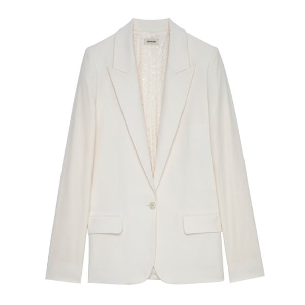 Blazer Voyage Craie - Taille 34 - Femme - Zadig & Voltaire