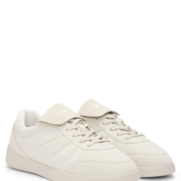 Hugo Boss Baskets imitation nubuck avec languette à rabat