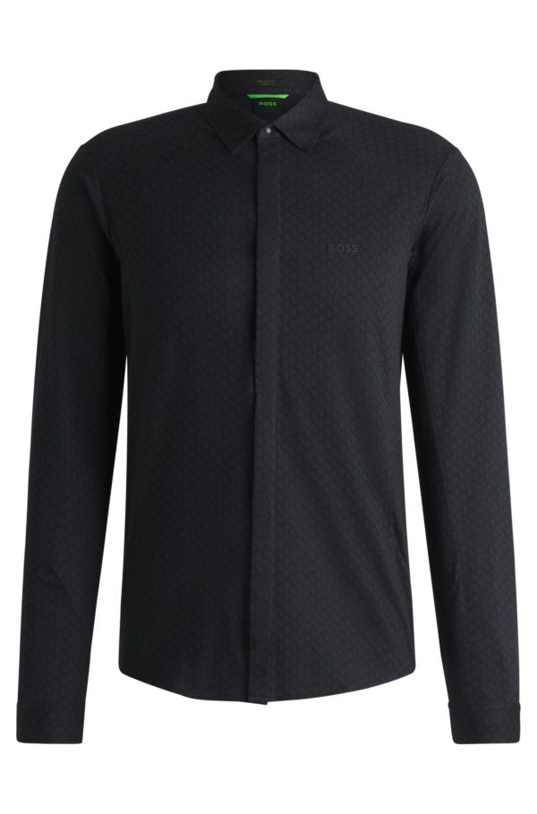 Hugo Boss Chemise Regular en maille piquée de coton