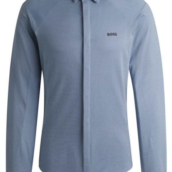 Hugo Boss Chemise Regular en maille piquée de coton
