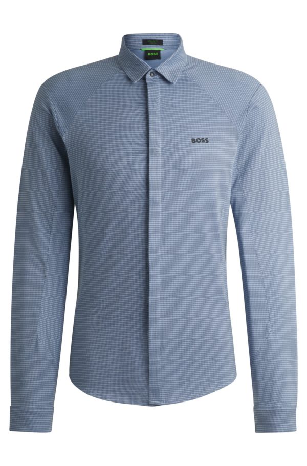 Hugo Boss Chemise Regular en maille piquée de coton