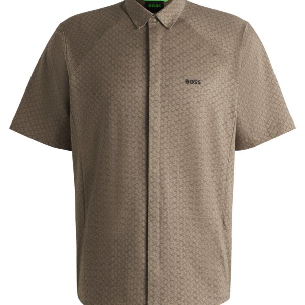 Hugo Boss Chemise Regular en maille piquée de coton