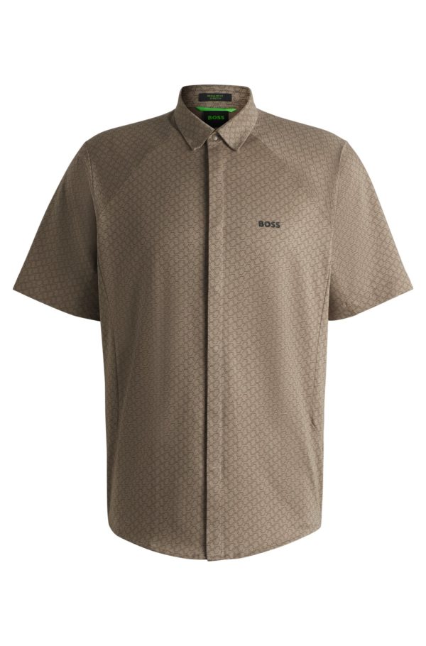 Hugo Boss Chemise Regular en maille piquée de coton