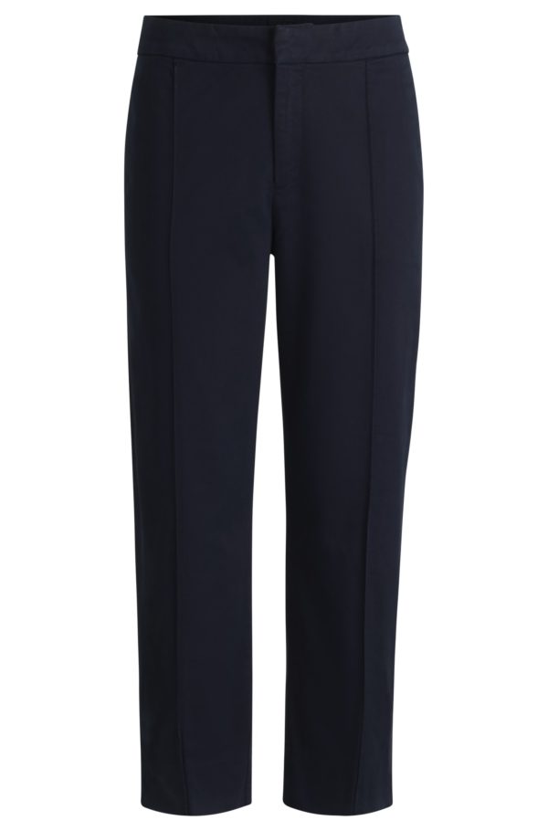 Hugo Boss Chino Tapered en satin de coton stretch
