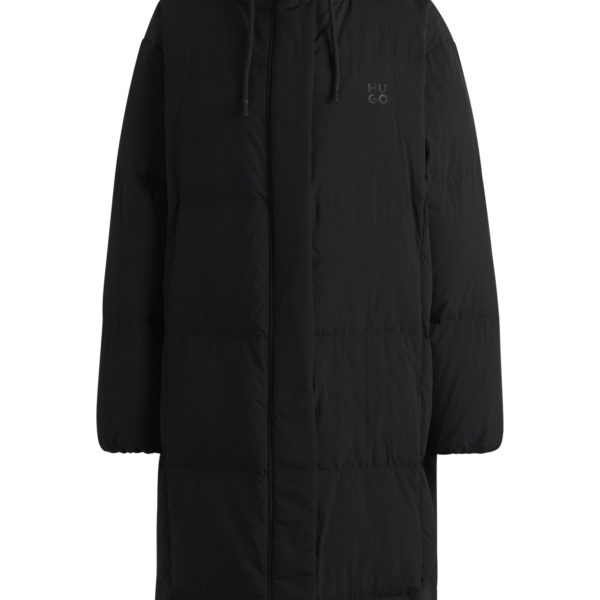 Doudoune déperlante à logo revisité – Hugo Boss