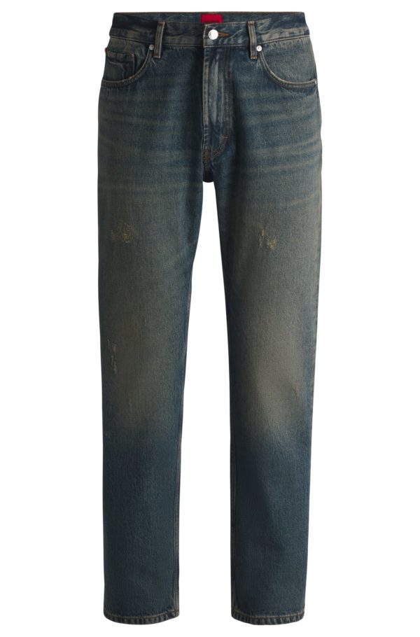 Hugo Boss Jean Regular en denim teint
