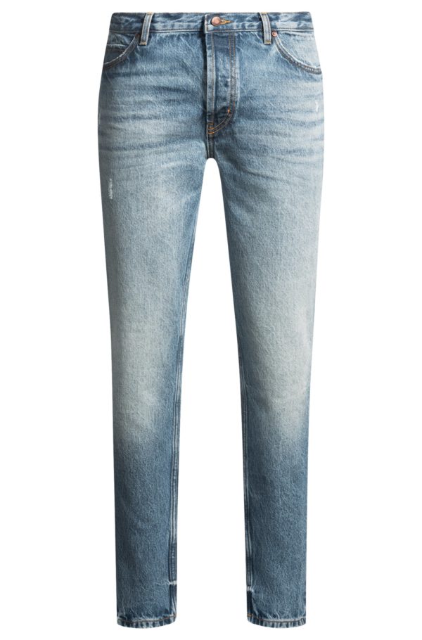 Hugo Boss Jean Tapered en denim bleu clair