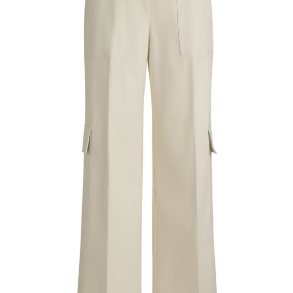 Pantalon cargo ample en twill de coton stretch – Hugo Boss
