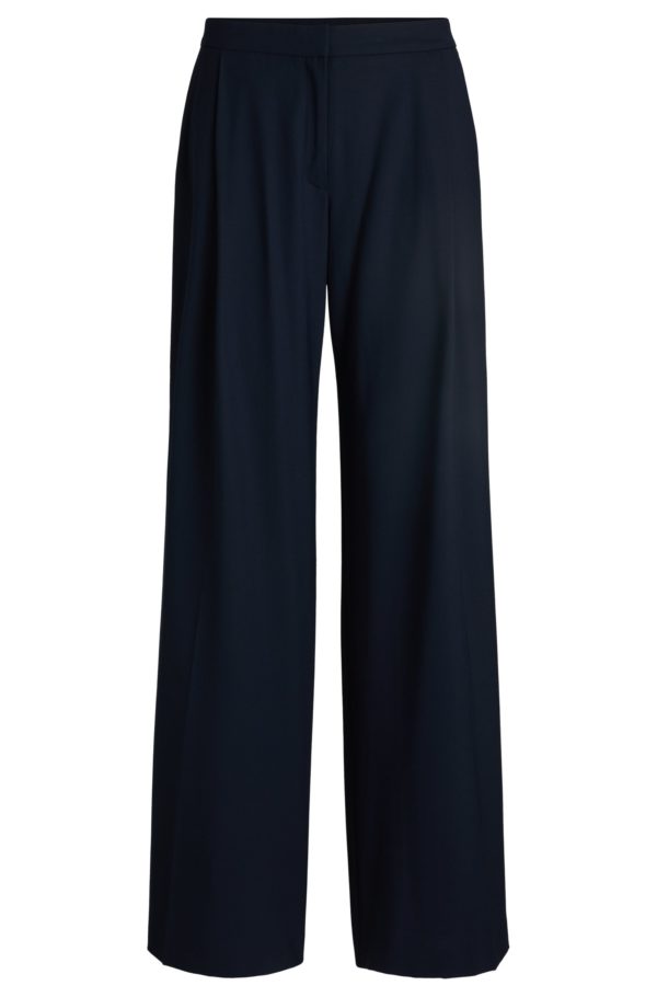 Hugo Boss Pantalon regular plissé sur le devant