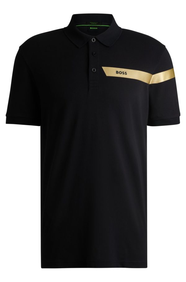 Hugo Boss Polo Paddy actif en piqué de coton mélangé