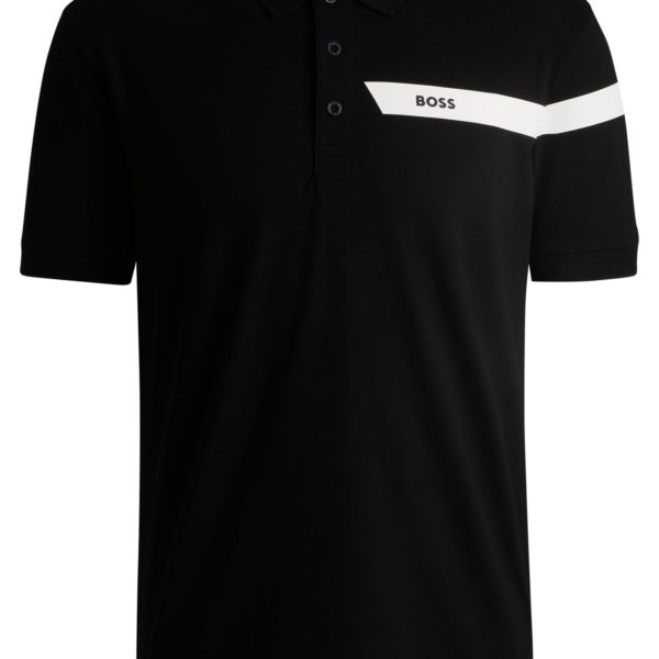 Hugo Boss Polo Paddy actif en piqué de coton mélangé