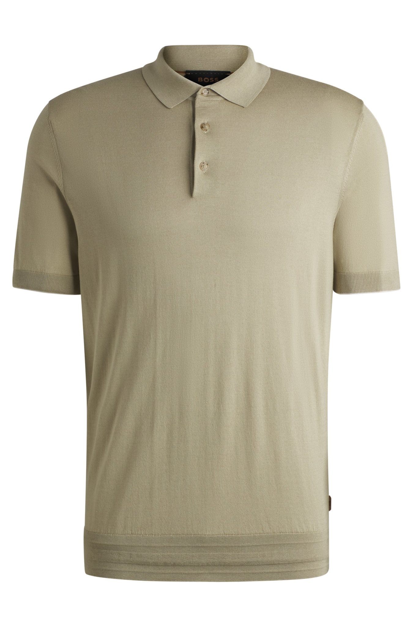 Hugo Boss Polo Regular en maille de soie et de coton