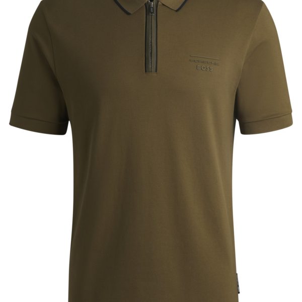 Hugo Boss Polo en coton stretch Porsche x BOSS