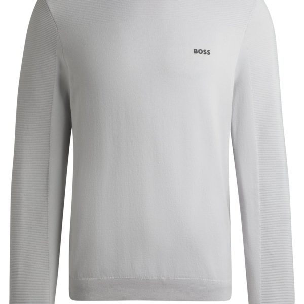 Hugo Boss Pull en tissu dry-flex à col rond et logos