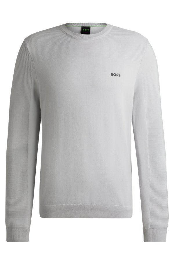 Hugo Boss Pull en tissu dry-flex à col rond et logos