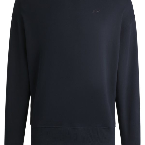 Sweat Slim en molleton de coton avec mini logo – Hugo Boss