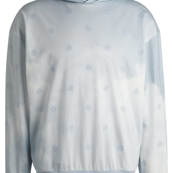 Hugo Boss Sweat à capuche avec motif nuage et monogrammes Double B