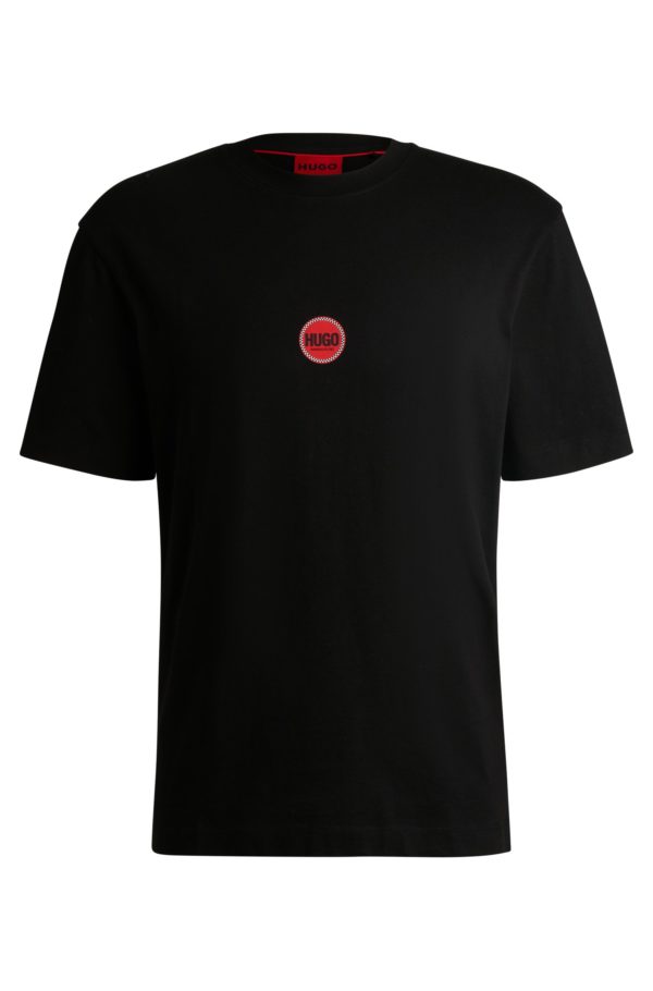 Hugo Boss T-shirt en jersey de coton à logos course automobile