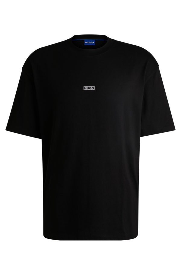 Hugo Boss T-shirt en jersey de coton avec logo de la nouvelle saison