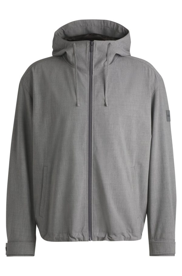 Hugo Boss Veste Regular en matière stretch performante