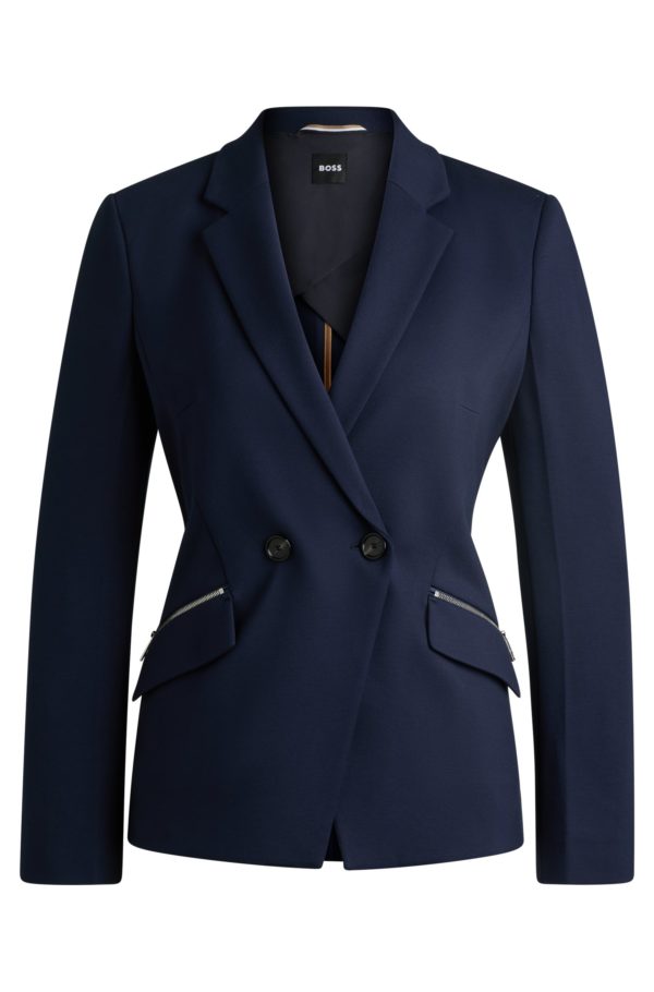 Hugo Boss Veste Slim à poches zippées
