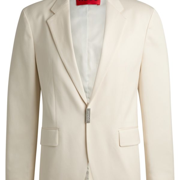 Hugo Boss Veste de costume Slim avec fermeture logotée métallique