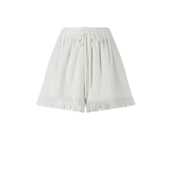 Short effiloché en coton - Zimmermann