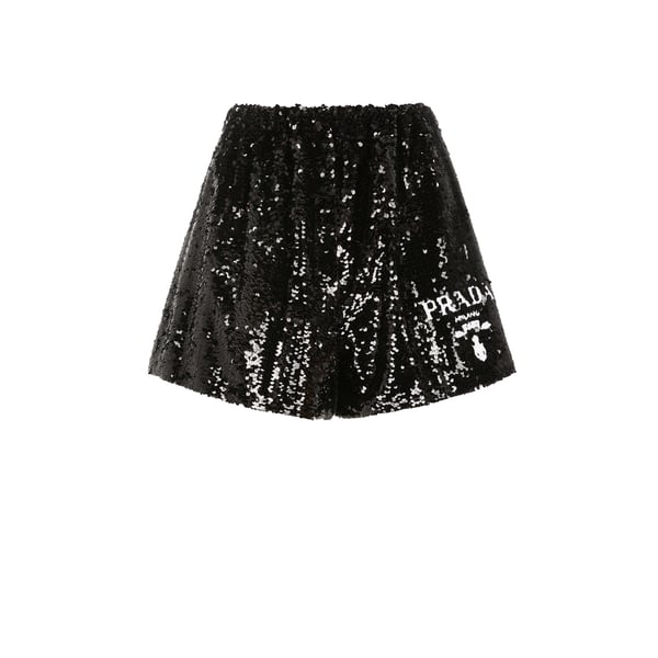 Short en soie à sequins – Prada