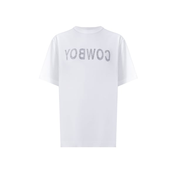 T-shirt imprimé en coton - Helmut Lang