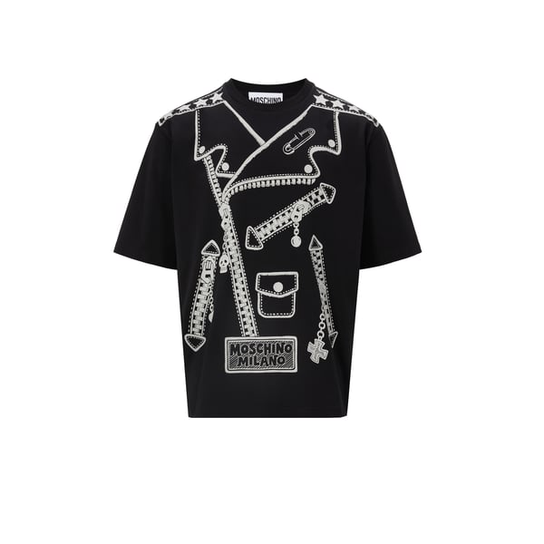 Tee-shirt en coton imprimé - Moschino