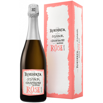 Champagne Louis Roederer - Brut Nature Rosé 2015 - Édition Limitée Philippe Starck - en étui