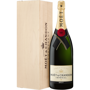 Jéroboam – Champagne Moët & Chandon – Brut Impérial – Caisse Bois