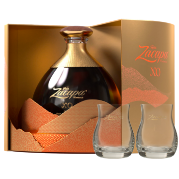 Rhum Zacapa CENTENARIO XO Coffret 2 Verres