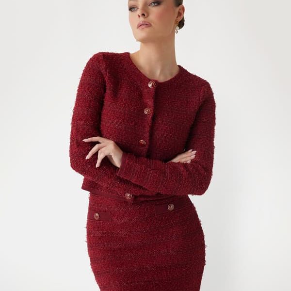 Veste Maille Bouclée Marciano - Guess