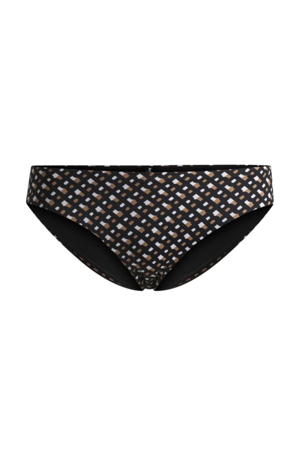 Hugo Boss Bas de bikini à imprimé monogramme avec logo breloque